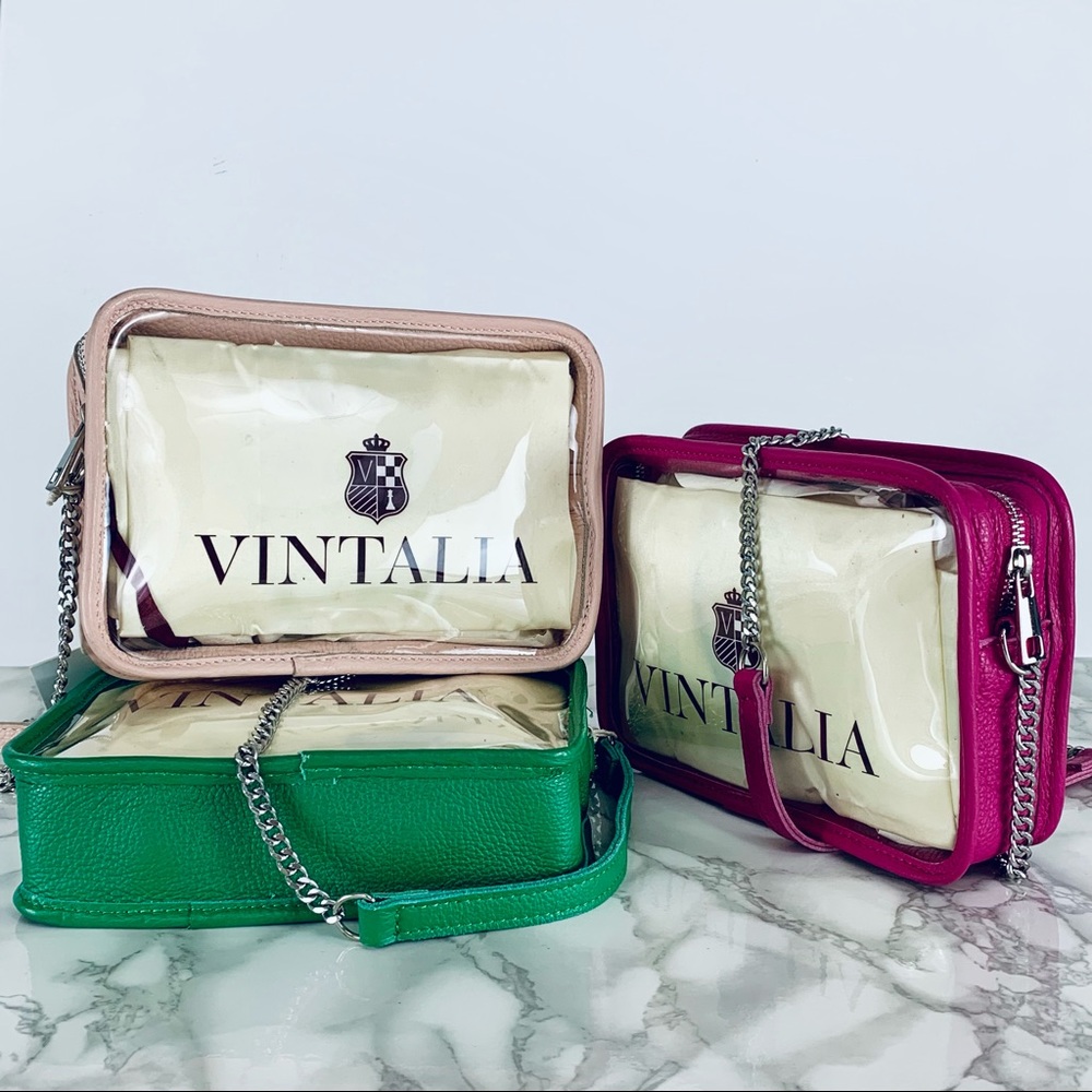 Rosina Italian Leather Crossbody